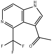 3-Acetyl-4-trifluoroMethyl-5-azaindole Struktur