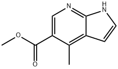 4-Methyl-7-azaindole-5-carboxylic acid Methyl ester Struktur