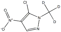 5-chloro-1-(Methyl-d3)-4-nitro-1H-Pyrazole Struktur