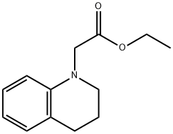 Ethyl 2-(3,4-dihydroquinolin-1(2H)-yl)acetate Struktur