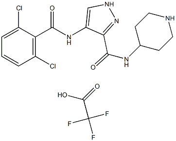 AT-7519 trifluoroacetate Struktur