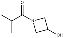 1-(3-Hydroxy-1-azetidinyl)-2-Methyl-1-propanone Struktur