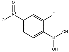 2-Fluoro-4-nitrophenylboronic acid Struktur