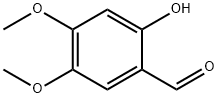 2-羥基-4,5-二甲氧基苯甲醛 結構式