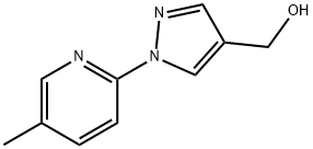 (1-(5-Methylpyridin-2-yl)-1H-pyrazol-4-yl)Methanol Struktur