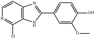 4-(4-Chloro-1H-iMidazo[4,5-c]pyridin-2-yl)-2-Methoxyphenol Struktur