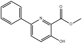 Methyl 3-hydroxy-6-phenylpicolinate Struktur