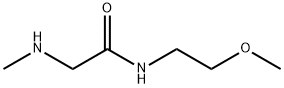 N-(2-METHOXYETHYL)-2-(METHYLAMINO)ACETAMIDE Struktur