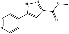 Methyl 5-(4-Pyridinyl)pyrazole-3-carboxylate Struktur