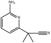 2-(6-AMinopyridin-2-yl)-2-Methylpropanenitrile Struktur