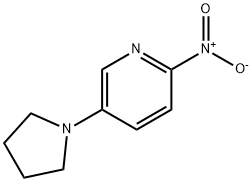 2-nitro-5-(pyrrolidin-1-yl)pyridine Struktur