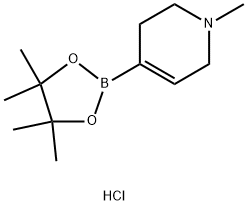 1-Methyl-4-(4,4,5,5-tetraMethyl-1,3,2-dioxaborolan-2-yl)-1,2,3,6-tetrahydropyridine hydrochloride Struktur