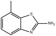 2-Benzothiazolamine,7-methyl-(9CI) Struktur