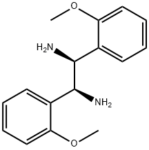 (1S,2S)-1,2-雙(2-甲氧基苯基)乙二胺 結(jié)構(gòu)式