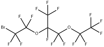 2-(2-BroMo-1,1,2,2-tetrafluoroethoxy)-1,1,1,2,3,3-hexafluoro-3-(pentafluoroethoxy)propane Struktur