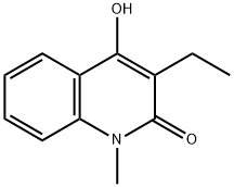 3-Ethyl-4-hydroxy-1-Methylquinolin-2(1H)-one Struktur