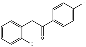 2-Chlorobenzyl-4-fluorophenyl ketone Struktur