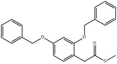 Methyl 2,4-Bis(benzyloxy)phenylacetate Struktur