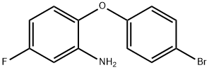 2-(4-bromophenoxy)-5-fluoroaniline Struktur