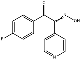 (E)-1-(4-Fluorophenyl)-2-(hydroxyiMino)-2-(pyridin-4-yl)ethanone Struktur