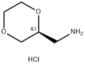 (2S)-1,4-Dioxane-2-MethanaMine hydrochloride Struktur