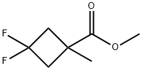 Methyl 3,3-difluoro-1-Methylcyclobutanecarboxylate Struktur