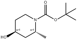 trans 1-CBZ-2-METHYL-PIPERIDIN-4-OL Struktur