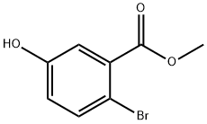 2-broMo-5-hydroxybenzoic acid Methyl ester Struktur