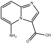 5-aMinoiMidazo[1,2-a]pyridine-3-carboxylic acid Struktur