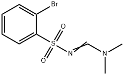 (Z)-N'-(2-broMophenylsulfonyl)-N,N-diMethylforMiMidaMide Struktur