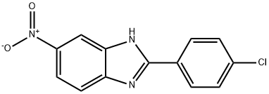 2-(4-Chlorophenyl)-5-nitrobenziMidazole, 95% Struktur