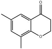 4H-1-Benzopyran-4-one, 2,3-dihydro-6,8-dimethyl- Struktur