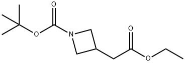 1-BOC-3-吖啶乙酸乙酯, 158602-35-8, 結(jié)構(gòu)式