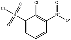 2-chloro-3-nitrobenzene-1-sulfonyl chloride Struktur