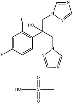 Fluconazole (Mesylate) Struktur