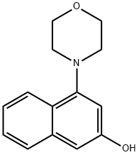 4-Morpholino-2-naphthol Struktur