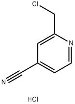 2-(ChloroMethyl)isonicotinonitrile hydrochloride Struktur