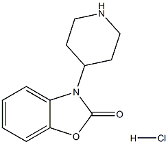 3-(Piperidin-4-yl)benzo[d]oxazol-2(3H)-one hydrochloride Struktur