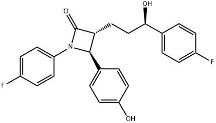 依折麥布(3R)-異構(gòu)體 結(jié)構(gòu)式