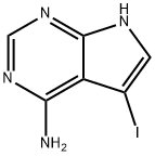 4-AMino-5-iodopyrrolo[2,3-d]pyriMidine Struktur