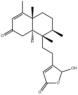 16-Hydroxy-2-oxocleroda-3,13-dien-15,16-olide Struktur