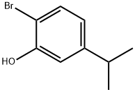 2-BROMO-5-ISOPROPYLPHENOL Struktur