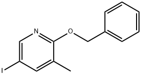 2-Benzyloxy-5-iodo-3-Methylpyridine Struktur