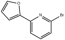 2-broMo-6-(furan-2-yl)pyridine Struktur