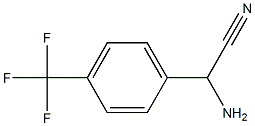 2-aMino-2-(4-(trifluoroMethyl)phenyl)acetonitrile Struktur