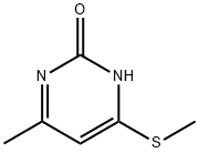 4-Methyl-6-(Methylthio)pyriMidin-2-ol Struktur