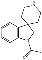 1-(spiro[indoline-3,4'-piperidin]-1-yl)ethanone hcl Struktur