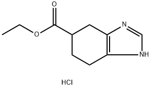 Ethyl 4,5,6,7-tetrahydro-1H-benzo[d]iMidazole-6-carboxylate hydrochloride Struktur