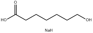 7-Hydroxyheptanoic Acid SodiuM Salt, 16889-73-9, 結(jié)構(gòu)式