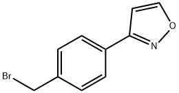 3-(4-(BroMoMethyl)phenyl)isoxazole Struktur